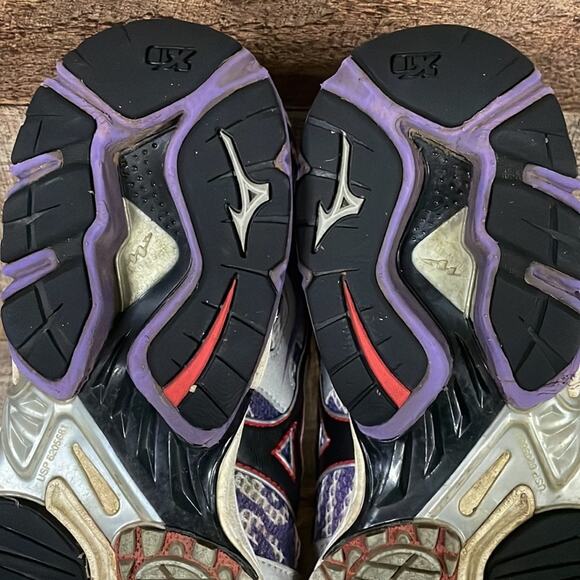 𝅺Mizuno Wave Elixir 7 Running Shoes White Anthracite Prism Violet Size 10.5 - Picture 10 of 12
